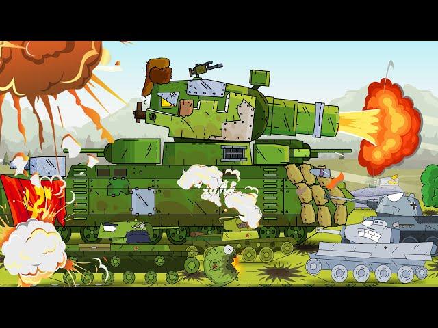 Carro armato salva l'esercito. Cartoni animati carri armati. World of tanks cartoon.