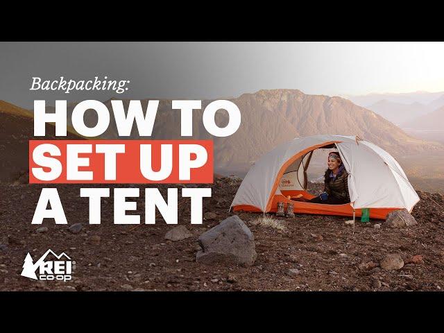 How to Set Up a Tent