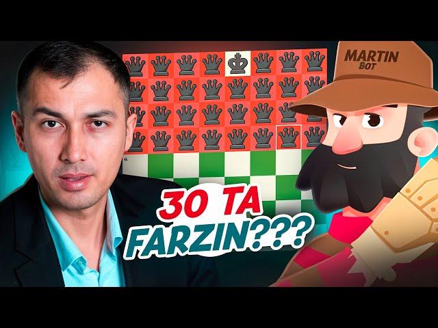 30 TA FARZINGA QARSHI YUTA OLAMANMI? #chess #shaxmat #shahmat #uzchesss #chellenge