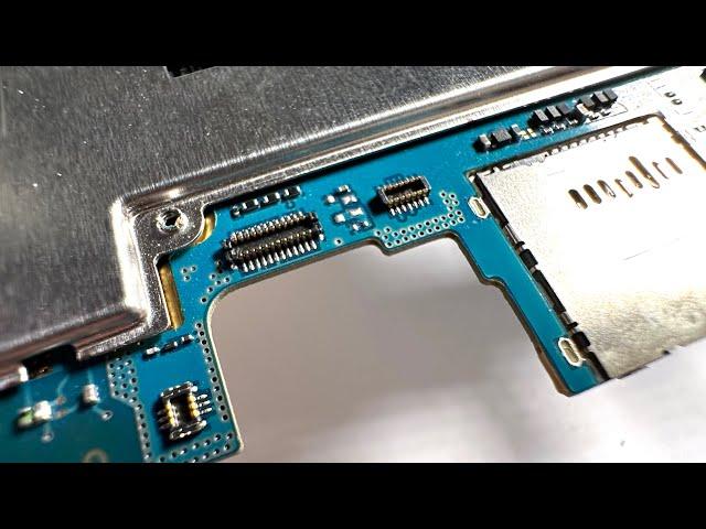 Samsung Galaxy tab 3 connector desoldering