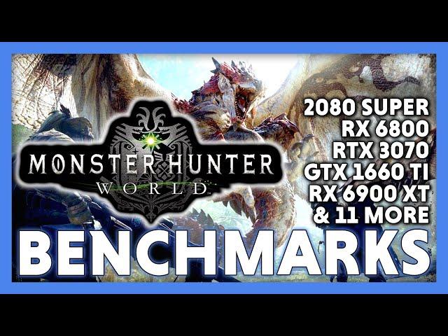 Monster Hunter World Benchmark 2021 | 16 GPUs | 1080p 1440p 4k