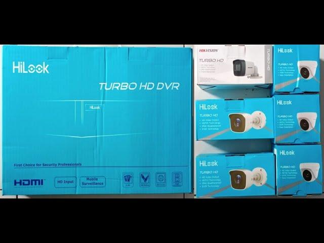 Unboxing 1 Paket CCTV Hilook 8Channel