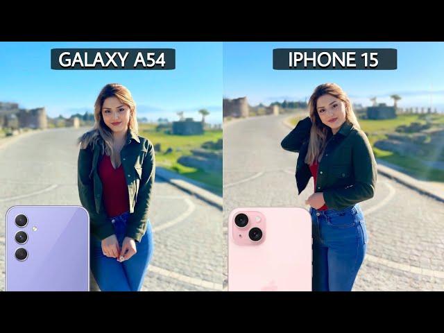 Samsung Galaxy A54 5G Vs iPhone 15 Camera Test  Comparison