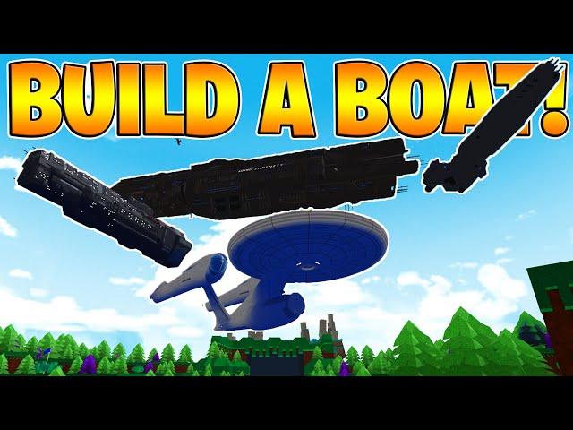 Infinity! VS Enterprise! Vote Your TEAM! l Build A Boat For Treasure