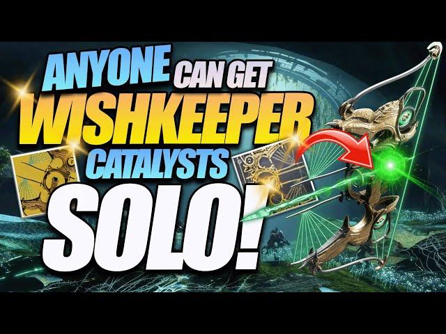 SOLO Wishkeeper LEGEND EASY! ANYONE can get CATALYSTS SOLO! (Cheese & Patch STRATS) Destiny 2