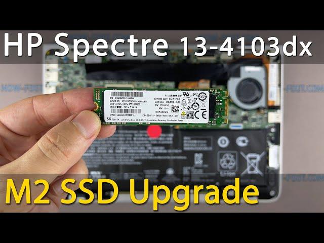 HP Spectre 13-4103dx How to install or upgrade M2 SSD