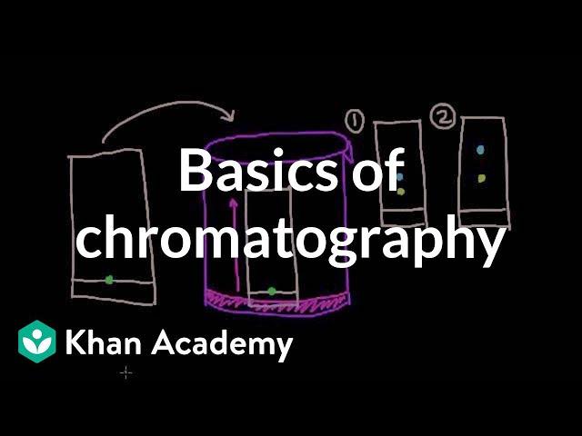 Basics of chromatography | Chemical processes | MCAT | Khan Academy