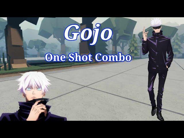 Gojo one shot combo -  Roblox Sorcerer Battlegrounds