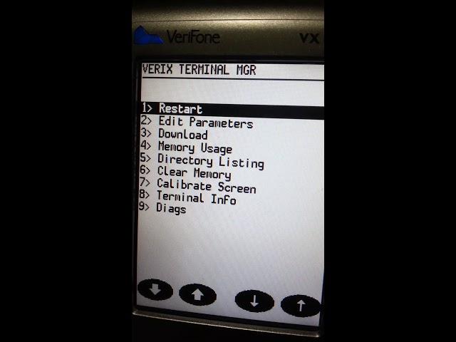 VERIFONE POS VX520 & VX680 POS TERMINAL RESTART SOLUTION