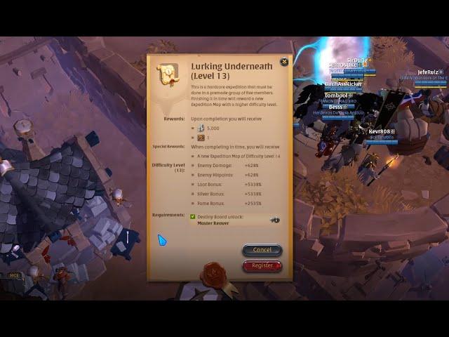 Albion Online HCE - Lurking Undearneath LvL 13