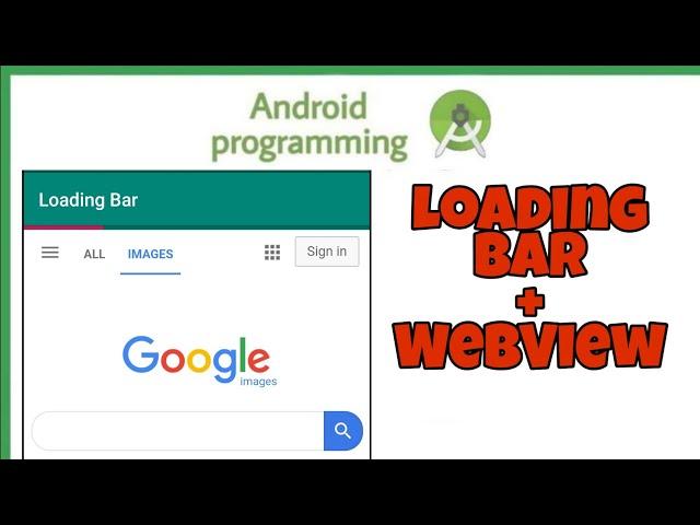 Loading Bar in Webview implementation in Android studio