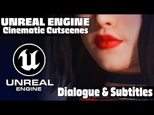 How To Add Dialogue With Subtitles To Cutscenes | Unreal Engine 5 Sequencer Cinametic Tutorial