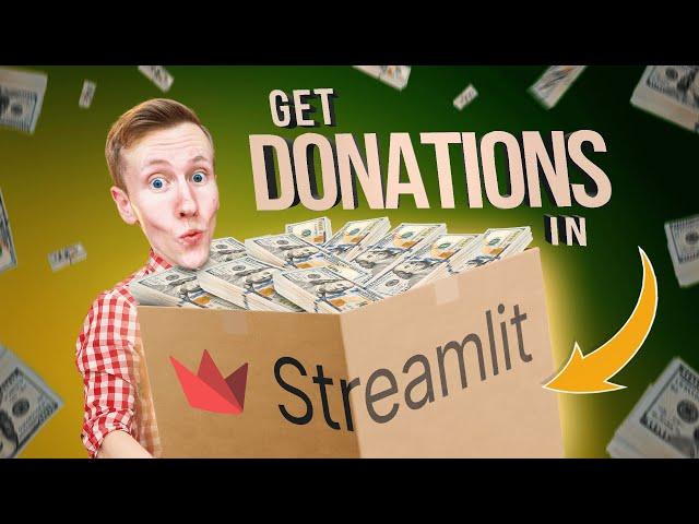 How to Embed Donation Forms & Buttons in Streamlit