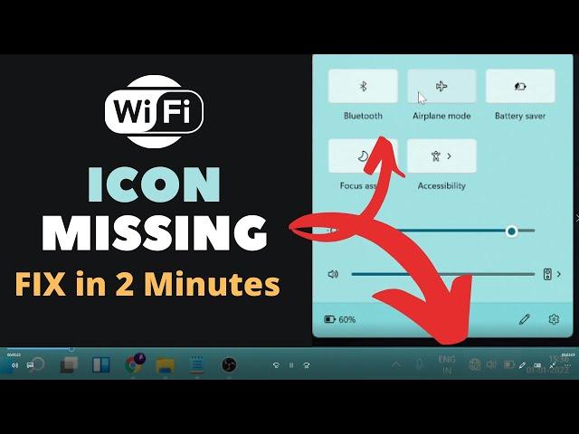 Fix Wi-Fi Icon Not Showing Problem on Windows 11/10 - (2025 FIX)