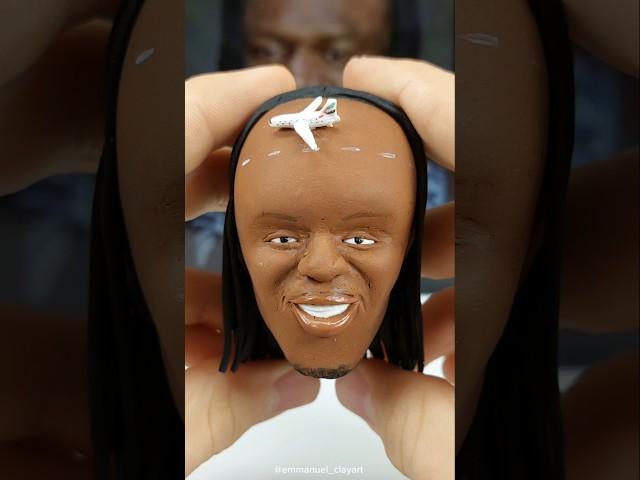 KSI forehead (clay art) #ksi #shorts