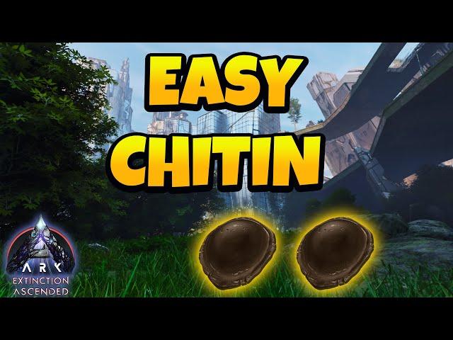 Easiest Way to Farm Chitin in ARK Ascended - Extinction Map