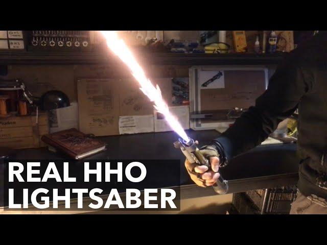 First real lightsaber. HHO & high pressure electrolyzer. Guinness World Records approved.