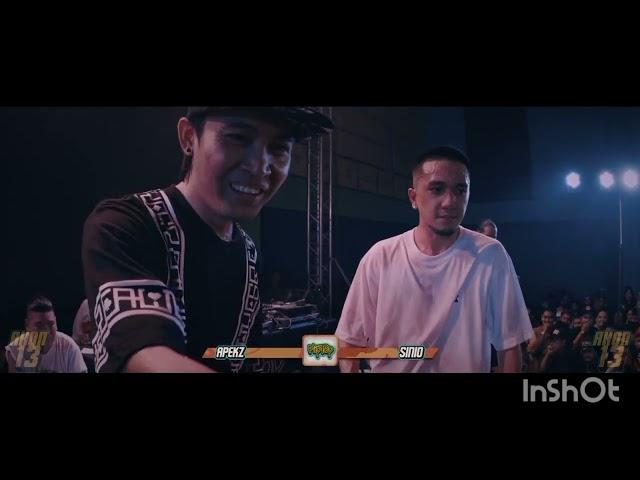 APEKZ ALL 3 ROUND @fliptopbattles SINIO VS APEKZ AHON13