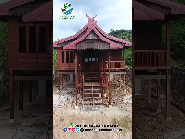 Done Rumah Panggung khas Bugis Ukuran 7x12 Mtr di Kab.Enrekang! #rumahpanggungsulsel #fyp #short