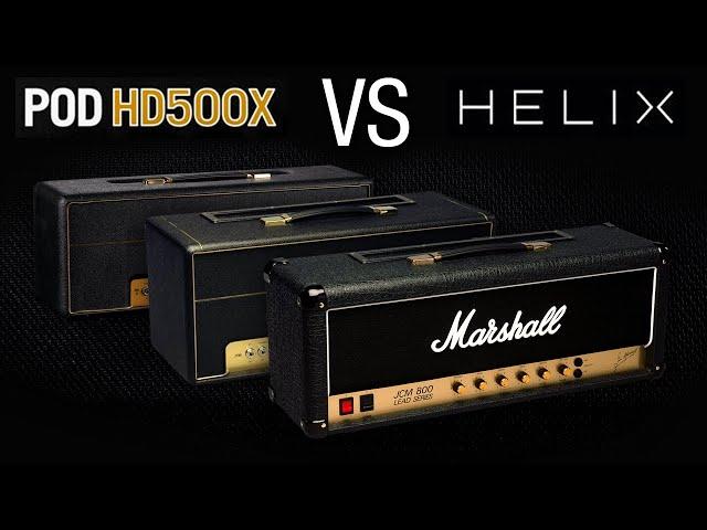 LINE6 HD500 VS HELIX. 3 Marshall Amps Compared. JTM45, Plexi & JCM800.