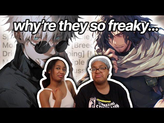 reacting to CRINGE/FREAKY anime audios ┃BF ASMR