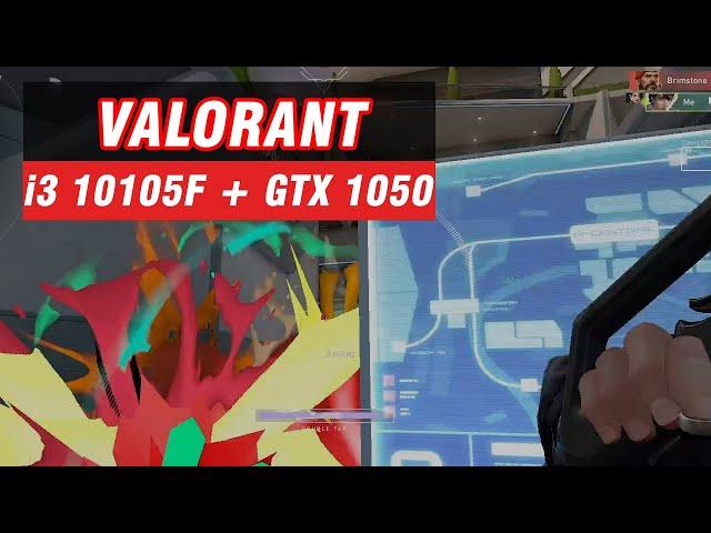 Valorant - GTX 1050 2GB DDR5 + i3 10105F | 1080p #Valorant (2024)