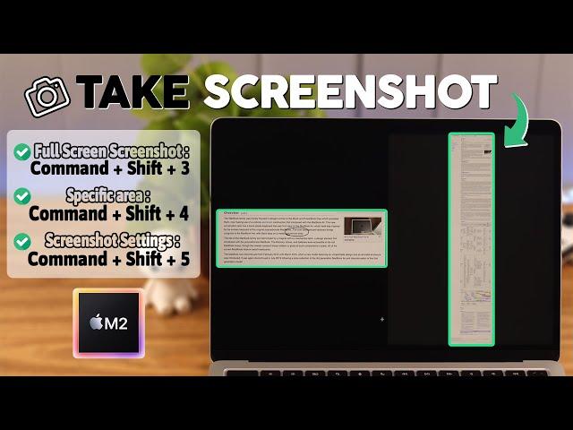 M2 Macbook Air: How To Screenshot On MacBook!