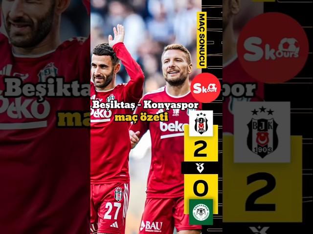 Trendyol Süper Lig 9. Hafta Beşiktaş 2-0 Konyaspor maç özeti. #beşiktaş #konyaspor #maçözeti