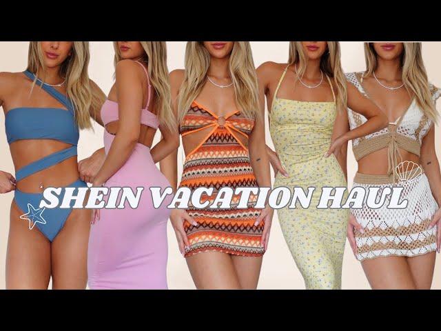 HUGE Shein Vacation Haul | Bikinis, Dresses, Cover-Ups, Sunglasses, Jewelry & more! (Unsponsored)
