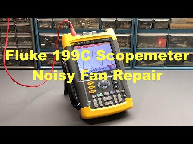 Fluke 199C Scopemeter Noisy Fan Repair