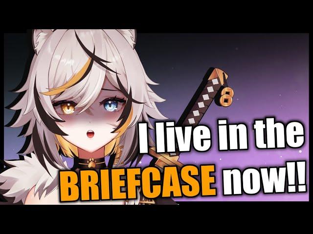 Erika Lives in the Briefcase Now!