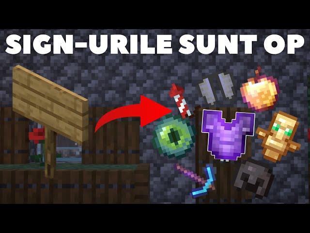 MINECRAFT DAR SIGN-URILE SUNT OP!