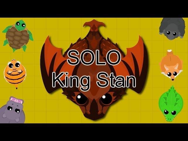 SOLO KING STAN GAMEPLAY!! // FINALLY GETTING KING STAN! // MOPE.IO