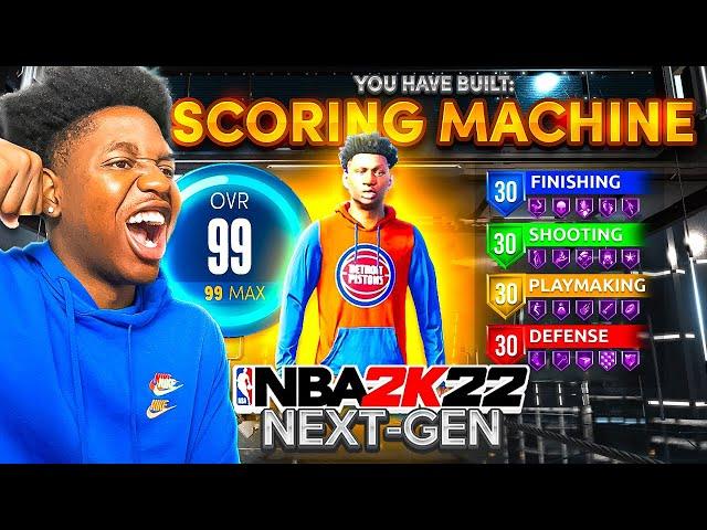 THIS NEW 6’3 SCORING MACHINE BUILD is Actually BREAKING NBA 2K22 NEXT GEN!! BEST POINT GUARD BUILD!!