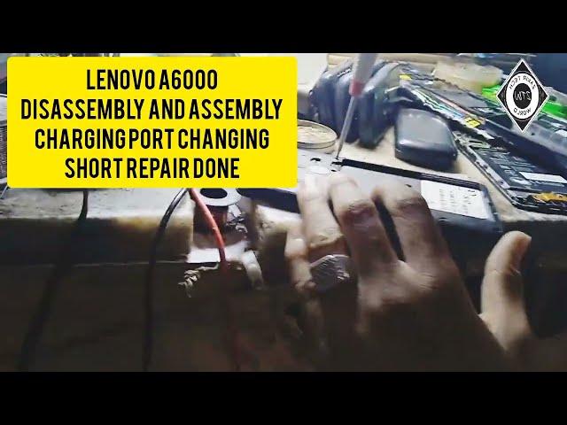 Lenovo A6000 battery not charging fix | charging ways | charging port replacement done 2023