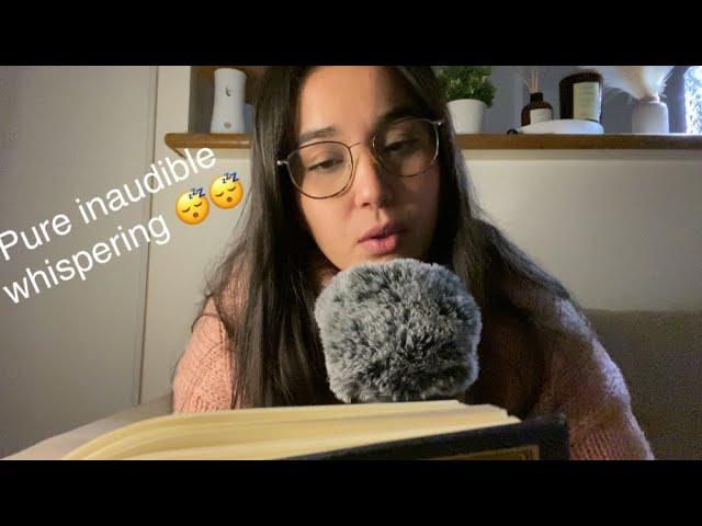 ASMR - 27 min of reading in pure inaudible whispers