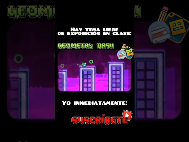 Yo en la Escuela  #geometrydash #shorts #escuela #guitar #gd