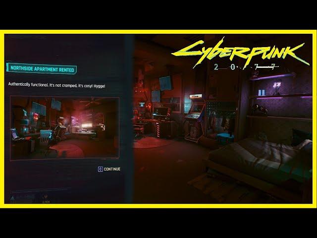 Cyberpunk 2077 - Northside Apartment Tour (Patch Update 1.5)