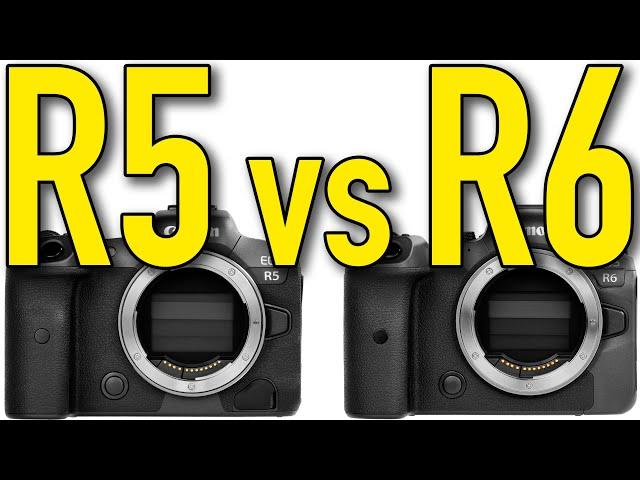 Canon EOS R5 vs R6 Comparison by Ken Rockwell