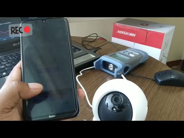 Cara mengkoneksikan cctv ezvize c6n ke hp android atau iphone