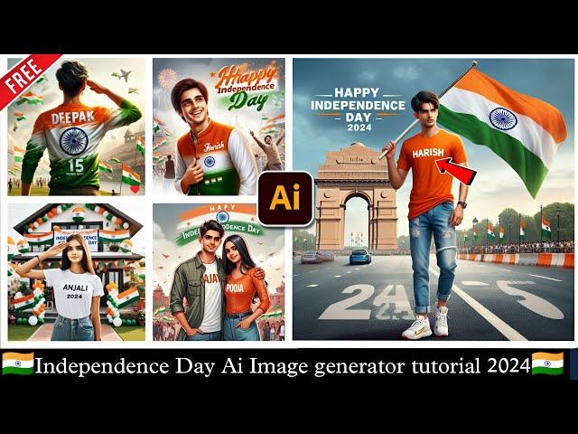 Independence Ai Image creator tutorial|| 15 August 3D photo editing using bing Ai #bingai