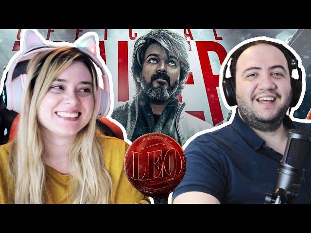 LEO Official Trailer | COUPLE REACTION | Thalapathy Vijay | LOKESH | ANIRUDH | PRODUCER REACTS INDIA