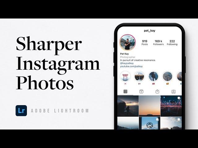 The Best Instagram Export Settings for Adobe Lightroom