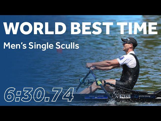 WORLD BEST TIME - Men's Single Sculls