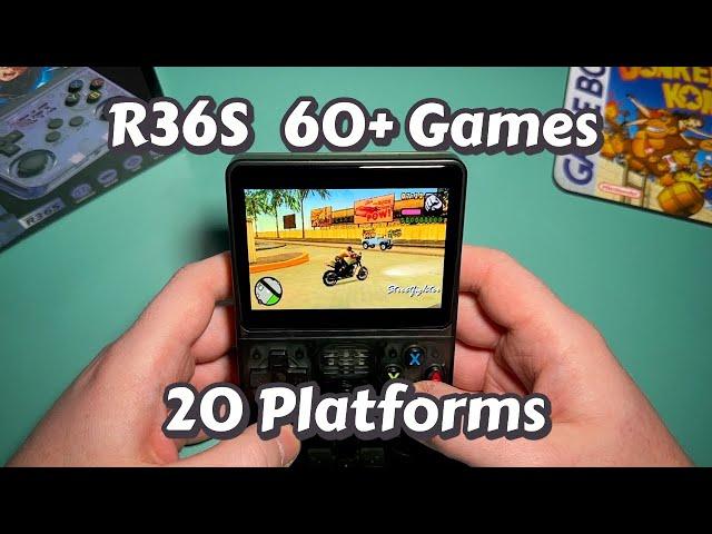 The ULTIMATE R36S Gameplay Compilation | 60+ Games / 20 Platforms | The BEST budget retro handheld?