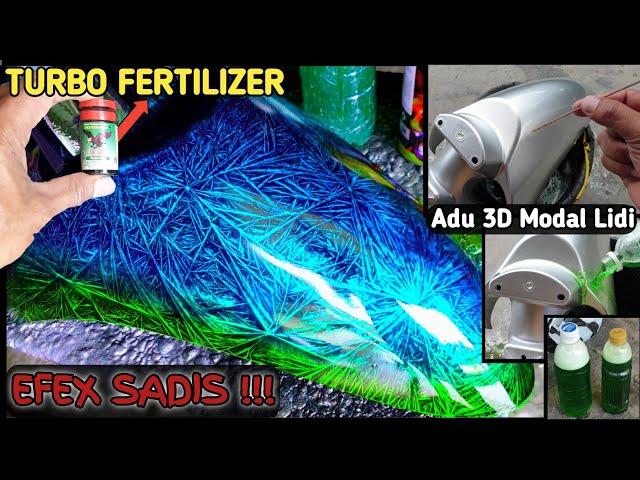 BUKAN SULAP BUKAN SIHIR ! TURBO FERTILIZER , Dari bening bisa hijau,biru,kuning dll , Gokil efexnya