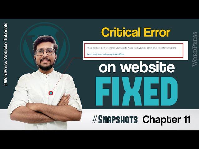 There Has Been a Critical Error on Your Website | Critical error on WordPress website debugging