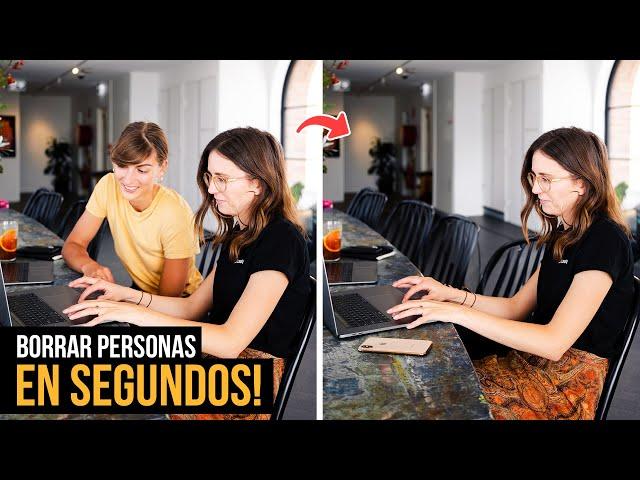 3 MÉTODOS para ELIMINAR PERSONA o BORRAR OBJETOS de fotos en pocos segundos y de forma muy fácil