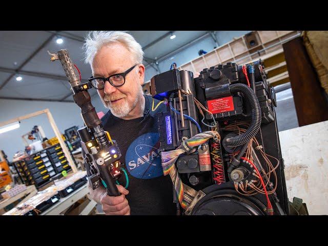 Adam Savage Inspects the NEW Ghostbusters Proton Pack!