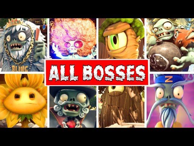 Plants vs. Zombies: Battle for Neighborville™ - ALL BOSS CUTSCENES!